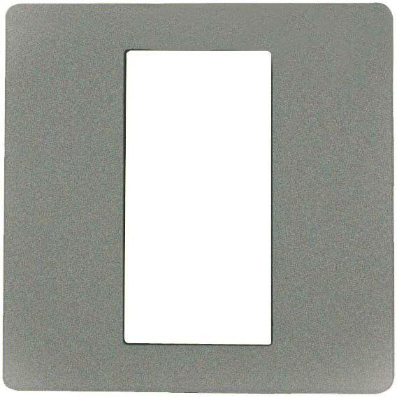 Dekorblende weiss-alu 101 167 Dekorblende weiss-alu 101 167