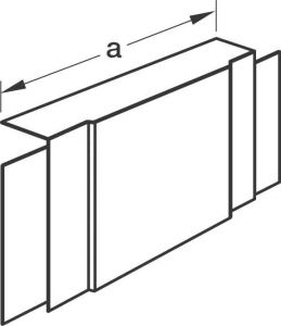 T-Stück M 5456 steingrau