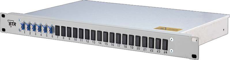 Spleissbox bestückt OpDATfix 6LC-D OS2 Spleissbox bestückt OpDATfix 6LC-D OS2