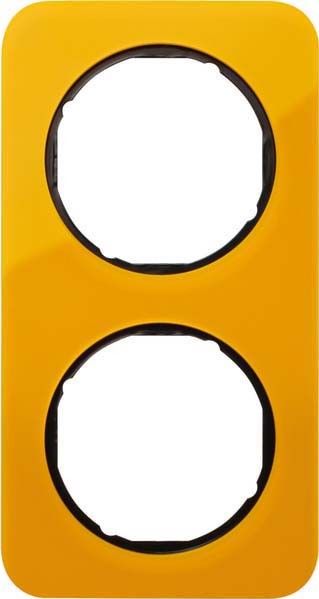 Rahmen 2-fach 10122334 orange/schwarz glänzend Rahmen 2-fach 10122334 orange/schwarz glänzend