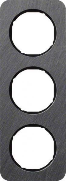 Rahmen 3-fach 10132384 Schiefer anthrazit/schwarz Rahmen 3-fach 10132384 Schiefer anthrazit/schwarz