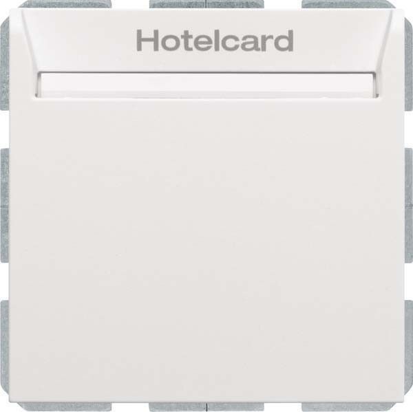 Relais-Schalter Hotelcard 16409909 polarweiß matt Relais-Schalter Hotelcard 16409909 polarweiß matt