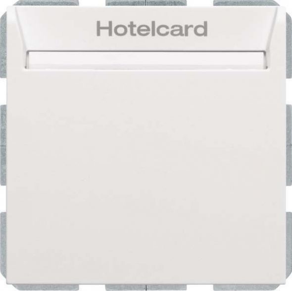 Relais-Schalter Hotelcard 16409909 polarweiß matt Relais-Schalter Hotelcard 16409909 polarweiß matt