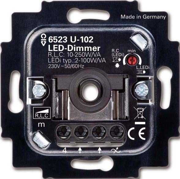 Dimmer-Einsatz 6523 U-102 Dimmer-Einsatz 6523 U-102