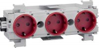 Steckdose 3-fach rt GS3001 vrt