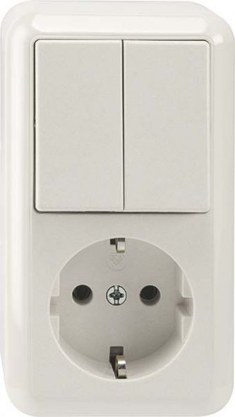 SCHUKO Steckdose polarweiß MEG3498-8719 SCHUKO Steckdose polarweiß MEG3498-8719