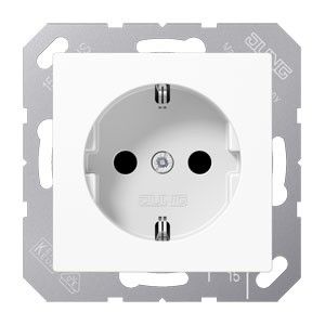SCHUKO-Steckdose o. Kralle A 1520 N BF KI WW SCHUKO-Steckdose o. Kralle A 1520 N BF KI WW