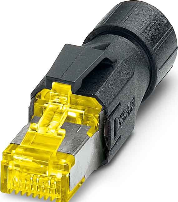 VS-08 RJ45-Steckverb., IP20, CAT6a, 8-polig,sw VS-08 RJ45-Steckverb., IP20, CAT6a, 8-polig,sw