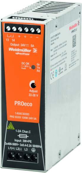 PRO ECO3 120W 24V 5A 1469530000 Stromvers. Schaltnetzger.24V PRO ECO3 120W 24V 5A 1469530000 Stromvers. Schaltnetzger.24V