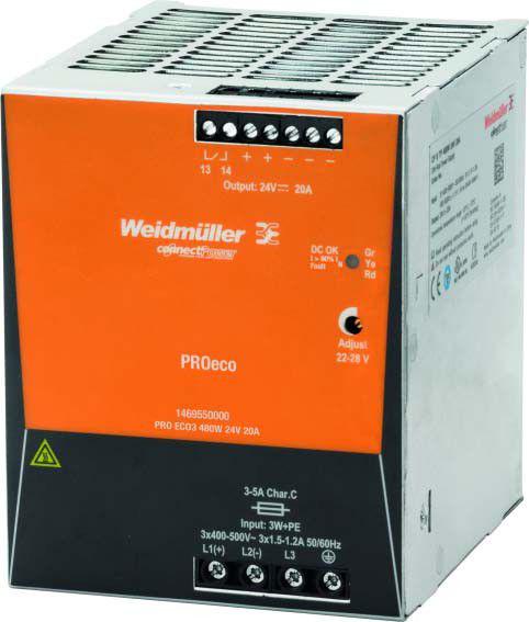 PRO ECO3 480W 24V20A 1469550000 Stromvers. Schaltnetzger.24V PRO ECO3 480W 24V20A 1469550000 Stromvers. Schaltnetzger.24V