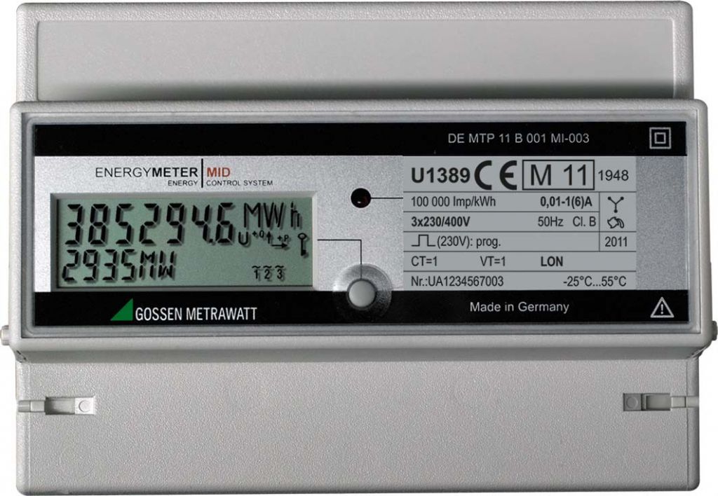 U1389-V011 U1389-V011 Wirkenergiezähler MID-Zulass