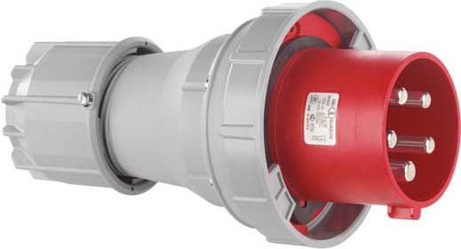 CEE-Stecker rot S54S35 - 125A 5pol 400V/6h CEE-Stecker rot S54S35 - 125A 5pol 400V/6h
