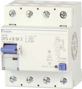 FI-Schalter DFS4 40A 4-pol 0,03A 9134895