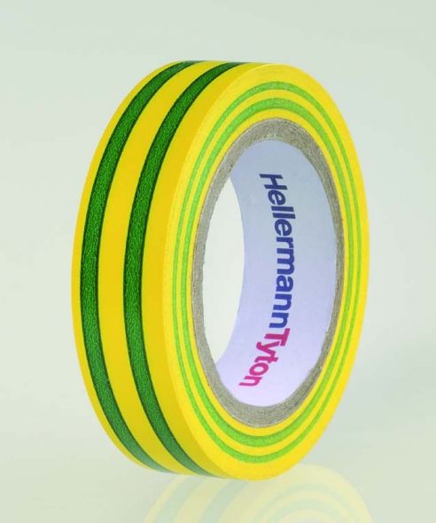 PVC Isolierband Flex 15 grün-gelb 15mm x 10m PVC Isolierband Flex 15 grün-gelb 15mm x 10m