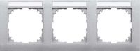 Rahmen M-Pure 3-fach aluminium m. BF wg