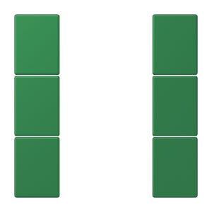 Tastensatz 3-fach LC 503 TSA 32050 vert fonce Tastensatz 3-fach LC 503 TSA 32050 vert fonce