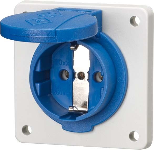 Schuko-Anbau-Steckdose 11011F Schuko-Anbau-Steckdose 11011F