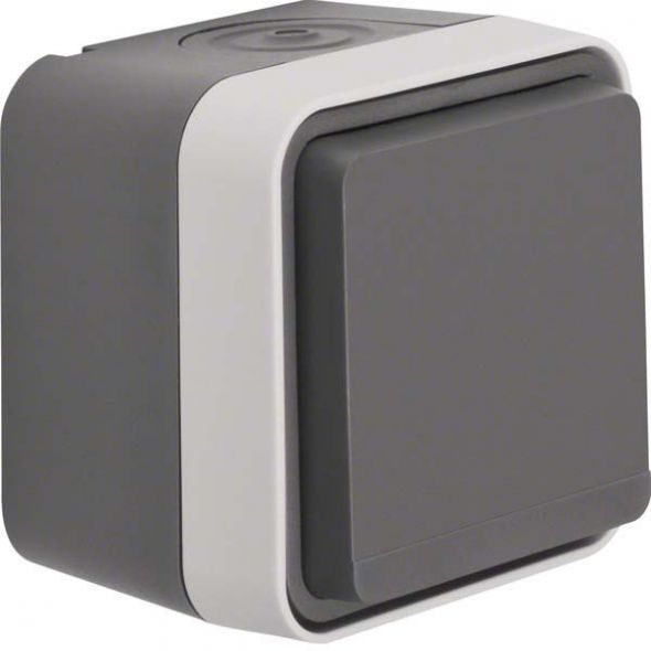 SCHUKO-Steckdose 47403515 grau/lichtgrau matt SCHUKO-Steckdose 47403515 grau/lichtgrau matt