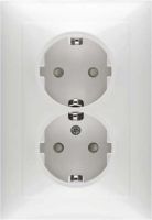 Steckdose SCHUKO 2fach D 11.6512.70 SI