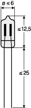 Miniaturglimmlampe 31010