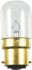 Birnenlampe 30x60 mm Ba22d 47186