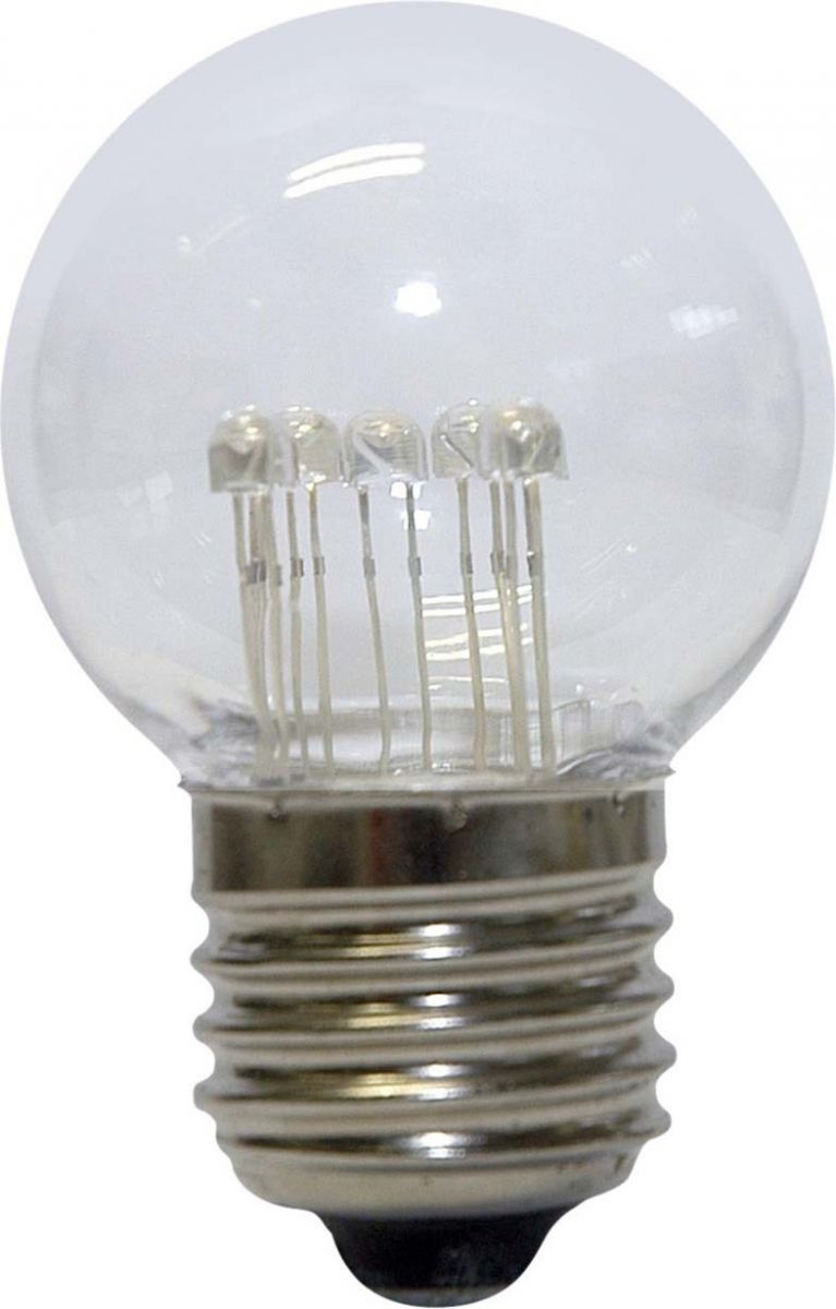 LED-Tropfenlampe 0,7W E27 20lm klar