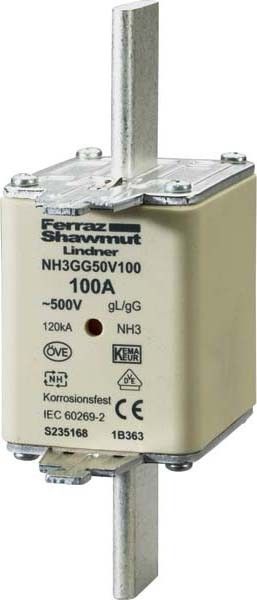 NH-Sicherung NH3 160A gL/gG NH-Sicherung NH3 160A gL/gG