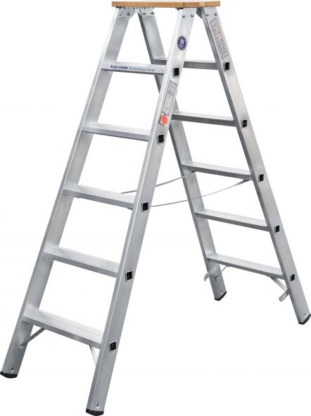Stufenstehleiter beidseit. 51708 Stufenstehleiter beidseit. 51708