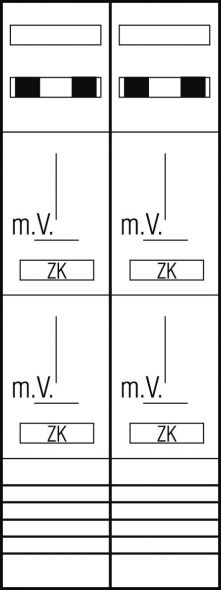 Z29640 Zählerplatz 3Pkt 4Z sperrbarem HS/ZSK Z29640 Zählerplatz 3Pkt 4Z sperrbarem HS/ZSK
