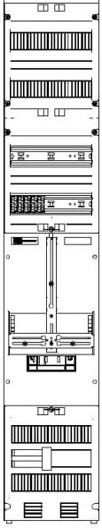 ZV19001 Zählerplatz 3Pkt 1Z/4VTR unbestückt SAS ZV19001 Zählerplatz 3Pkt 1Z/4VTR unbestückt SAS