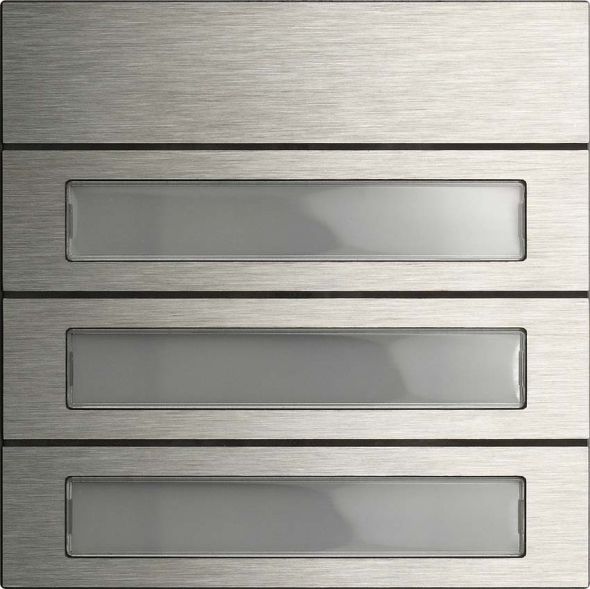 5533920 Ruftastenmodul 3f System 106 Edelstahl 5533920 Ruftastenmodul 3f System 106 Edelstahl