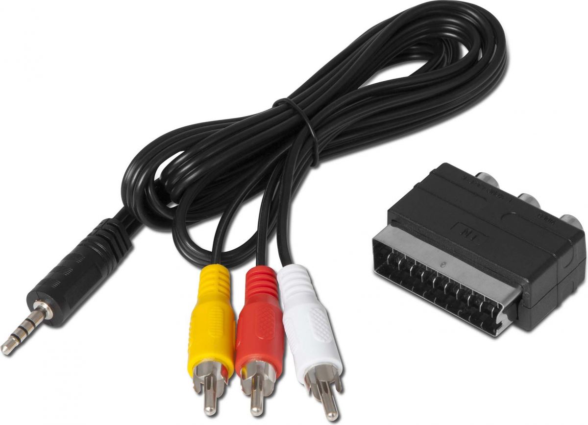 Adapterset Klinke Cinch / Scart Receiver Adapterset Klinke Cinch / Scart Receiver