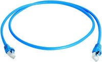 Mini Patchkabel Cat.6A ISO AWG30 blau 1,0m