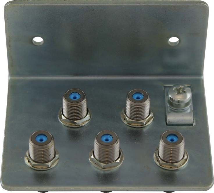 Erdungsblock ERD5 für 5 HF-Kabel