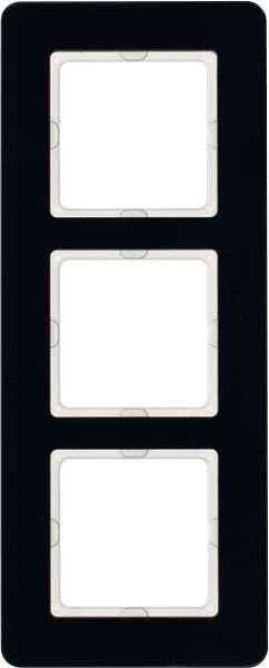 Rahmen 3-fach 10136076 Glas schwarz Rahmen 3-fach 10136076 Glas schwarz