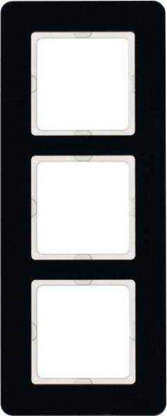 Rahmen 3-fach 10136076 Glas schwarz Rahmen 3-fach 10136076 Glas schwarz