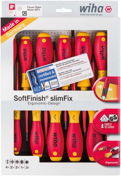 Schraubendreher Set SoftFinish 12-tlg. 3201 K12 Schraubendreher Set SoftFinish 12-tlg. 3201 K12