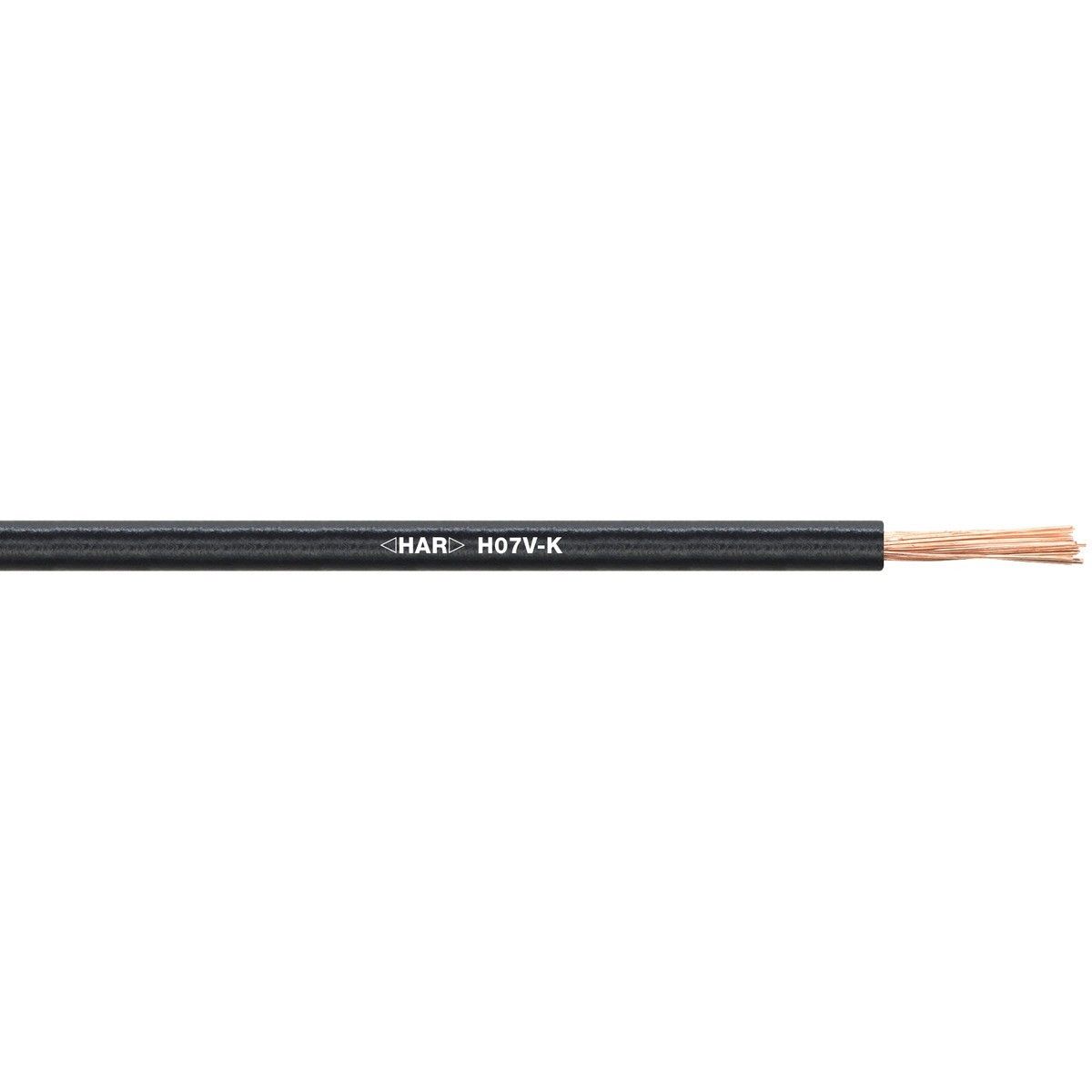 Schnittlänge Einzelader flexibel H07V-K 70mm² orange Schnittlänge Einzelader flexibel H07V-K 70mm² orange