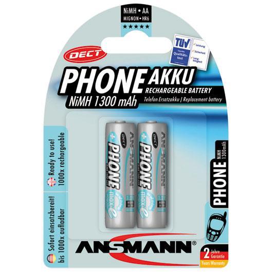 Akku DECT NiMh 1,2V/1300 mAh Mignon Akku DECT NiMh 1,2V/1300 mAh Mignon