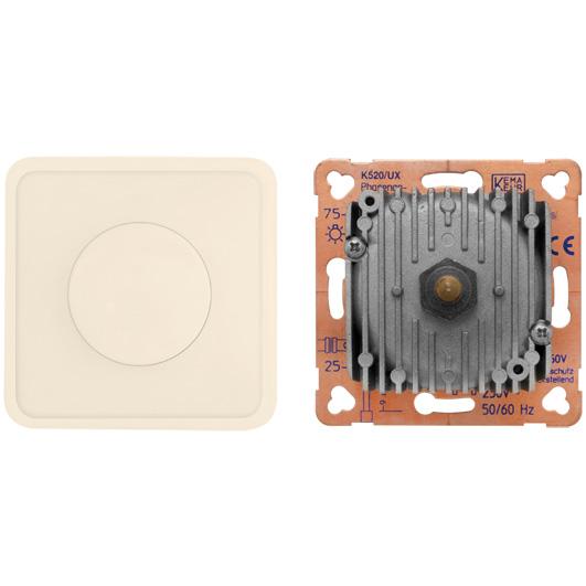 Druck-/Wechsel-Komplett-Dimmer reinweiß Druck-/Wechsel-Komplett-Dimmer reinweiß