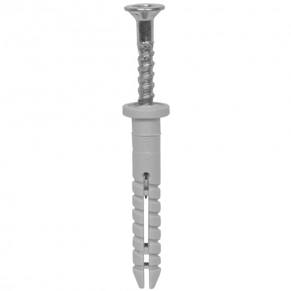Nagel-Dübel 6 x 40 mm Nylon