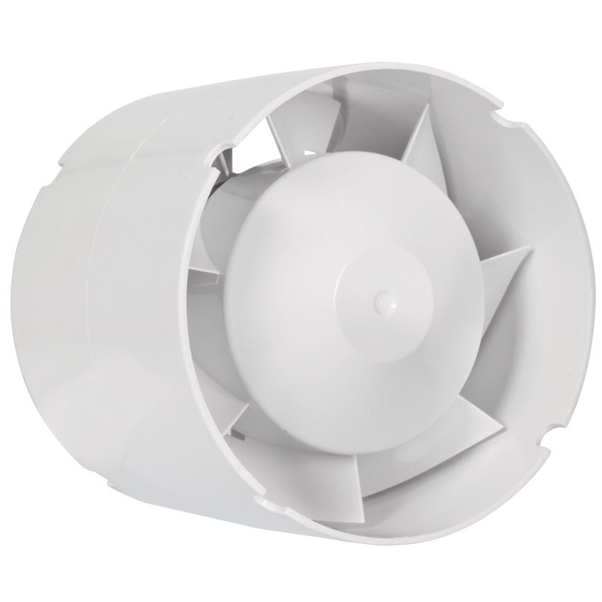 Rohreinbaulüfter 16W D=125mm mit Kugellager weiß Rohreinbaulüfter 16W D=125mm mit Kugellager weiß