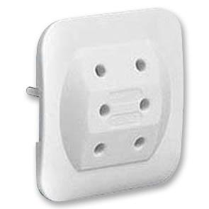 Schuko-Stecker-Adapter superflach weiß Schuko-Stecker-Adapter superflach weiß