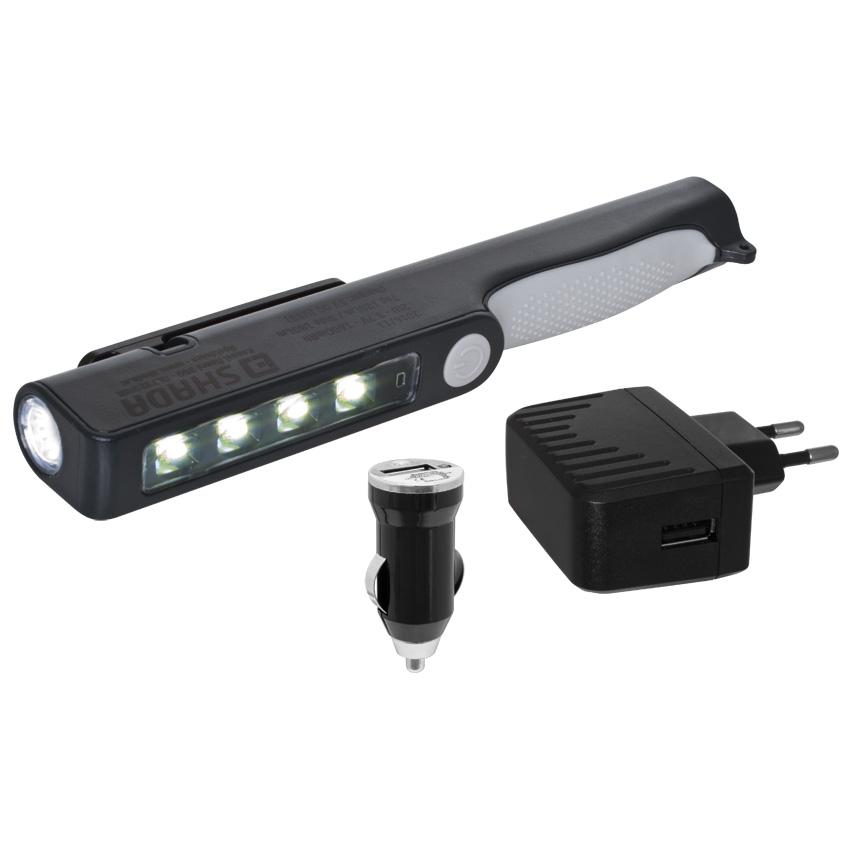 LED Akku Handleuchte schwarz LED Akku Handleuchte schwarz