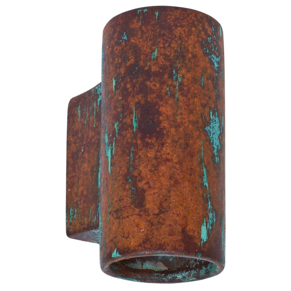 Wandleuchte 1 x G9/33W rostfarben/angelaufen türkis Wandleuchte 1 x G9/33W rostfarben/angelaufen türkis
