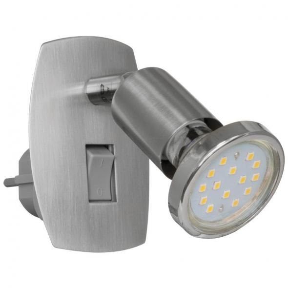 LED Steckerleuchte Mini 4 nickel matt LED Steckerleuchte Mini 4 nickel matt
