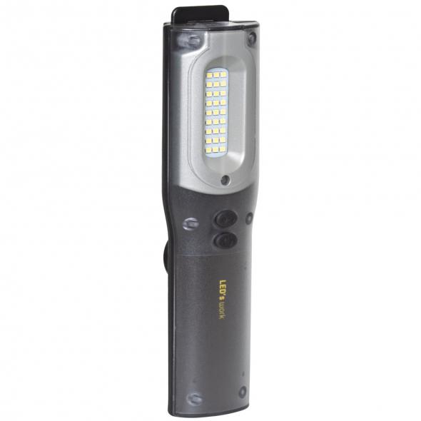 LED Akku Handleuchte schwarz/silber LED Akku Handleuchte schwarz/silber
