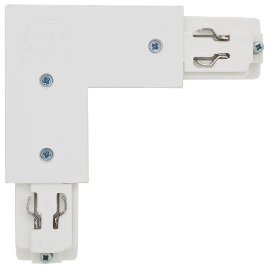 3-Phasen-L-Verbinder rechts weiß 3-Phasen-L-Verbinder rechts weiß