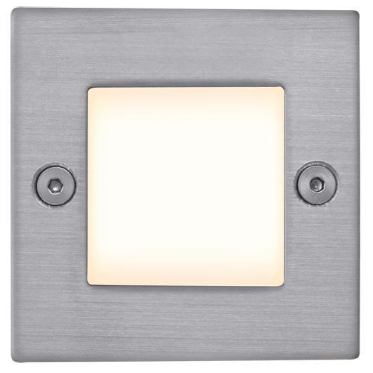 LED Einbauleuchte edelstahl für außen ET 50, WA 65 x 65, AM 70 x 70 LED Einbauleuchte edelstahl für außen ET 50, WA 65 x 65, AM 70 x 70