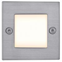 LED Einbauleuchte edelstahl für außen ET 50, WA 65 x 65, AM 70 x 70